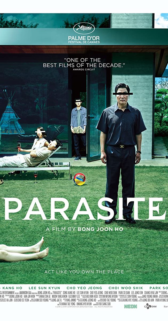 Jawabannya adalah Parasite. Film yang dirilis pada 2019 ini memborong 4 piala Oscar sekaligus dari perhelatan Academy Award ke-92. Foto: dok. imdb