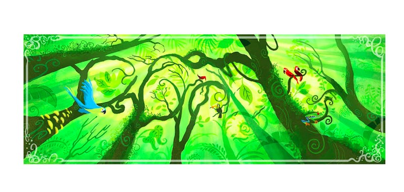 Tampilan Google Doodle Rayakan Hari Bumi Tahun Ke tahun