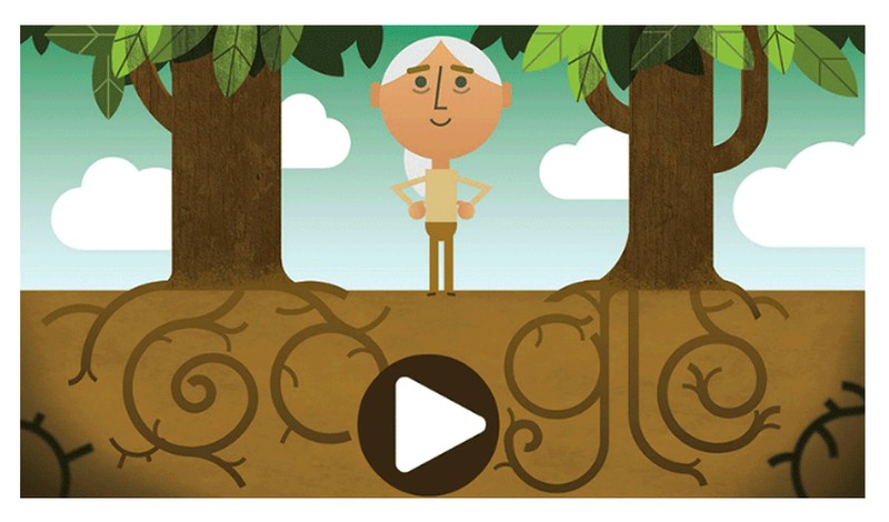 Tampilan Google Doodle Rayakan Hari Bumi Tahun Ke tahun