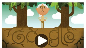 Tahun 2018, “Sangat penting di dunia saat ini sehingga kita merasa berharap dan melakukan bagian kita untuk melindungi kehidupan di Bumi. Saya berharap bahwa Google Doodle Hari Bumi ini akan hidup sebagai pengingat bagi orang-orang di seluruh dunia bahwa masih ada banyak hal di dunia yang layak diperjuangkan ... Dengan kita semua bekerja bersama, saya berharap ini belum terlambat. untuk membalikkan keadaan, jika kita semua melakukan bagian kita untuk planet yang indah ini. ujar Dr Jane Goodall (Foto: Google)