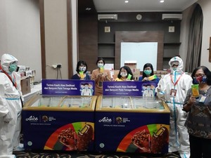 Donasi 500.000 Es Krim, Aice Dukung Psikologis Tenaga Medis COVID-19