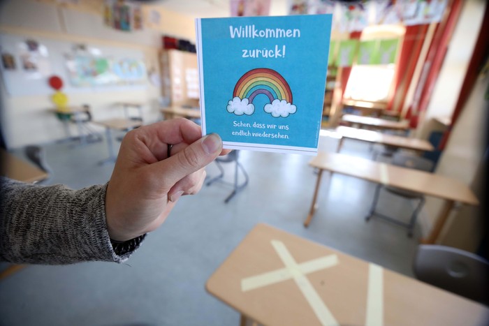 Jerman mulai melonggarkan aturan lockdown, sejumlah sekolah dasar akan mulai dibuka kembali. Sekolah-sekolah ini mulai mempersiapkan diri.
