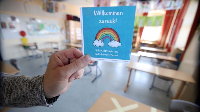 Jerman mulai melonggarkan aturan lockdown, sejumlah sekolah dasar akan mulai dibuka kembali. Sekolah-sekolah ini mulai mempersiapkan diri.