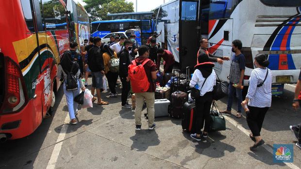 Ilustrasi Mudik. (CNBC Indonesia/Tri Susilo)