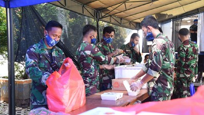 Dapur Umum TNI-Polri Tetap Beroperasi Jelang Ramadhan