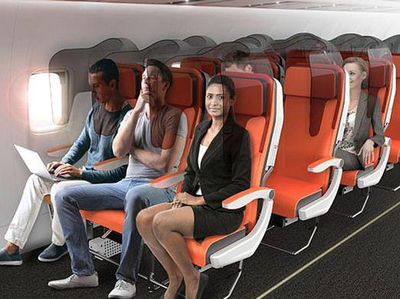 Foto: Desain Kursi Pesawat Anti Corona, Ada Kacanya