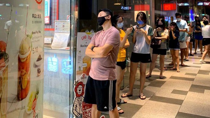 Warga Singapura serbu gerai bubble tea