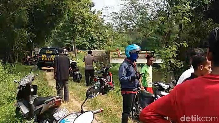 Lokasi remaja tewas tenggelam saat mancing di Klaten, Kamis (23/4/2020).