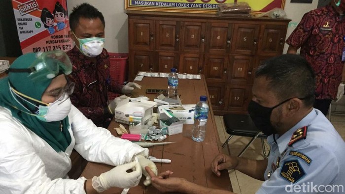 Puluhan petugas Lapas di Ciamis negatif Corona usai rapid test