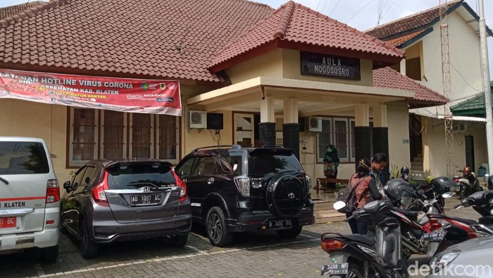 Posko Gugus Tugas COVID 19 di Dinas Kesehatan Klaten.