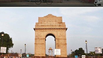 Gerbang India, monumen nasional India yang terletak di jantung kota New Delhi.  (Foto: Boredpanda)