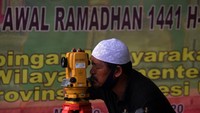 Pemantauan hilal ini untuk menetapkan awal Ramadhan 1441 H.