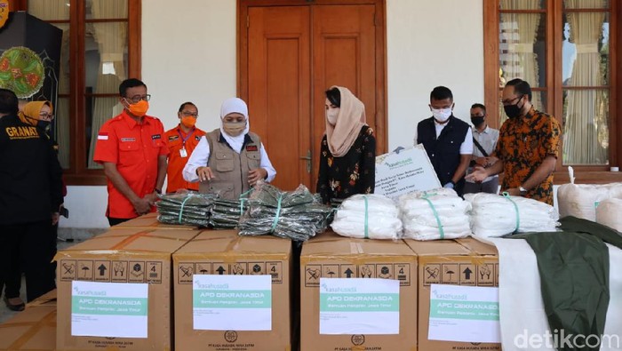 bantuan hazmat untuk pemprov jatim