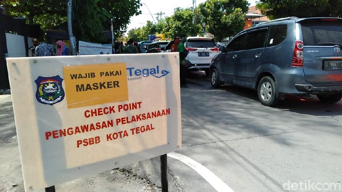 PSBB di Kota Tegal hari pertama