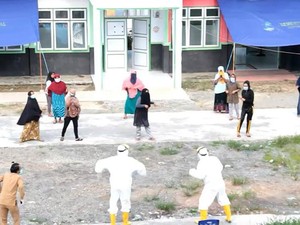 Cara Ceria Gugas COVID-19 Mateng Bangkitkan Imunitas Warga Dikarantina