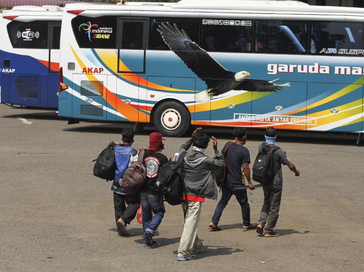 Potret Pemudik Colongan Jelang Dilarang