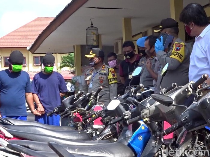 Baru bebas sebulan, residivis di Rembang nyolong motor di 24 TKP, Kamis (23/4/2020).