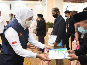 Khofifah Minta Hafidz-Hafidzah se-Jatim Doakan Corona Segera Berlalu