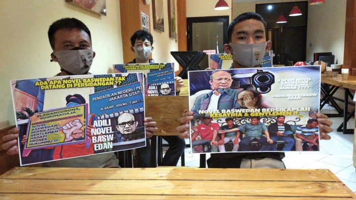 Desak Kejagung Tuntaskan Kasus Sarang Burung Walet Aktivis Gugat Novel (AGN) gelar konpers jelang aksi kawal sidang Novel Baswedan di PN Jakarta Utara, 30 April nanti.