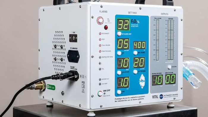 NASA kembangkan ventilator, alat kesehatan untuk bantu sembuhkan pasien COVID-19.
