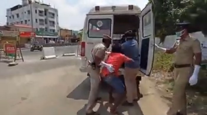 Video Viral Polisi India Kampanye Anti Corona