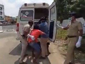 Video Viral Cara Polisi India Bikin Kapok Warga Abai Corona