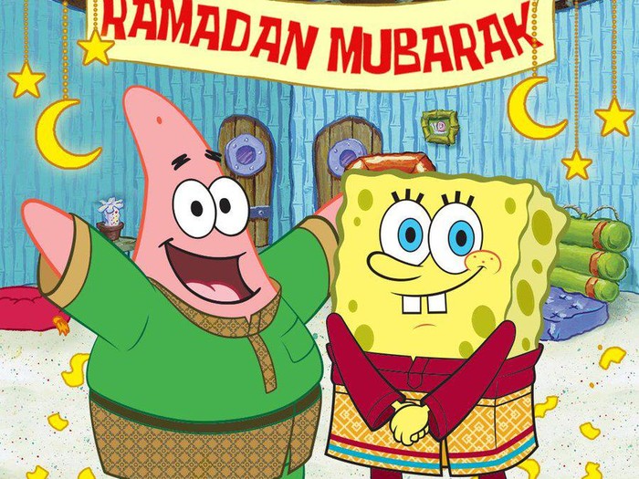 SpongeBob ucapkan Ramadan Mubarak SpongeBob ucapkan Ramadan Mubarak