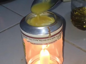 Usir Bosan, Pria Ini Masak Telur Jajanan SD Pakai Kaleng Minuman