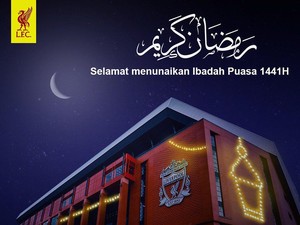 Pakai Bahasa Indonesia, Liverpool: Selamat Menunaikan Ibadah Puasa