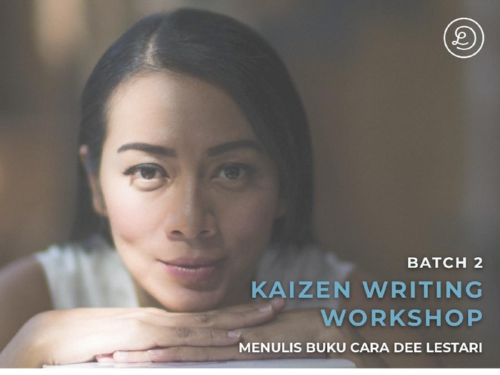 Dee Lestari, Poster Kaizen Writing Workshop