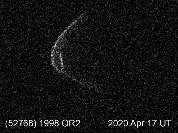 Asteroid 1998 OR2 terlihat seperti pakai masker