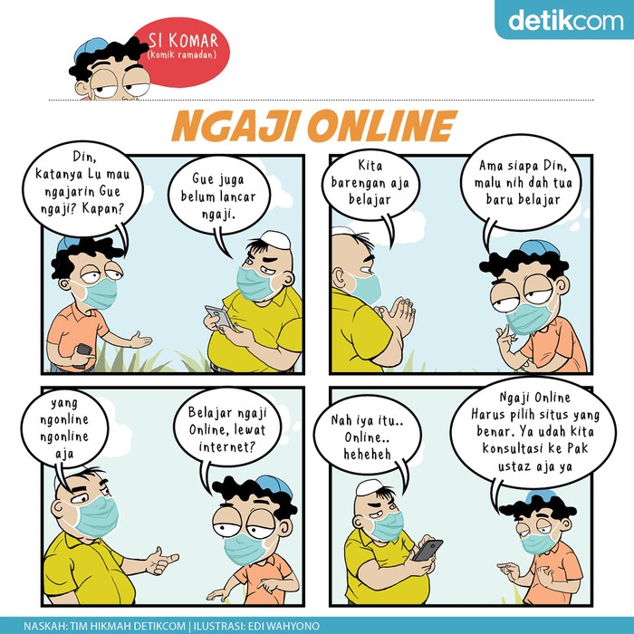 Komik Ramadhan ngaji online Komik Ramadhan ngaji online