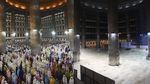 Potret Salat Tarawih di Masjid Istiqlal Sebelum dan Saat Corona