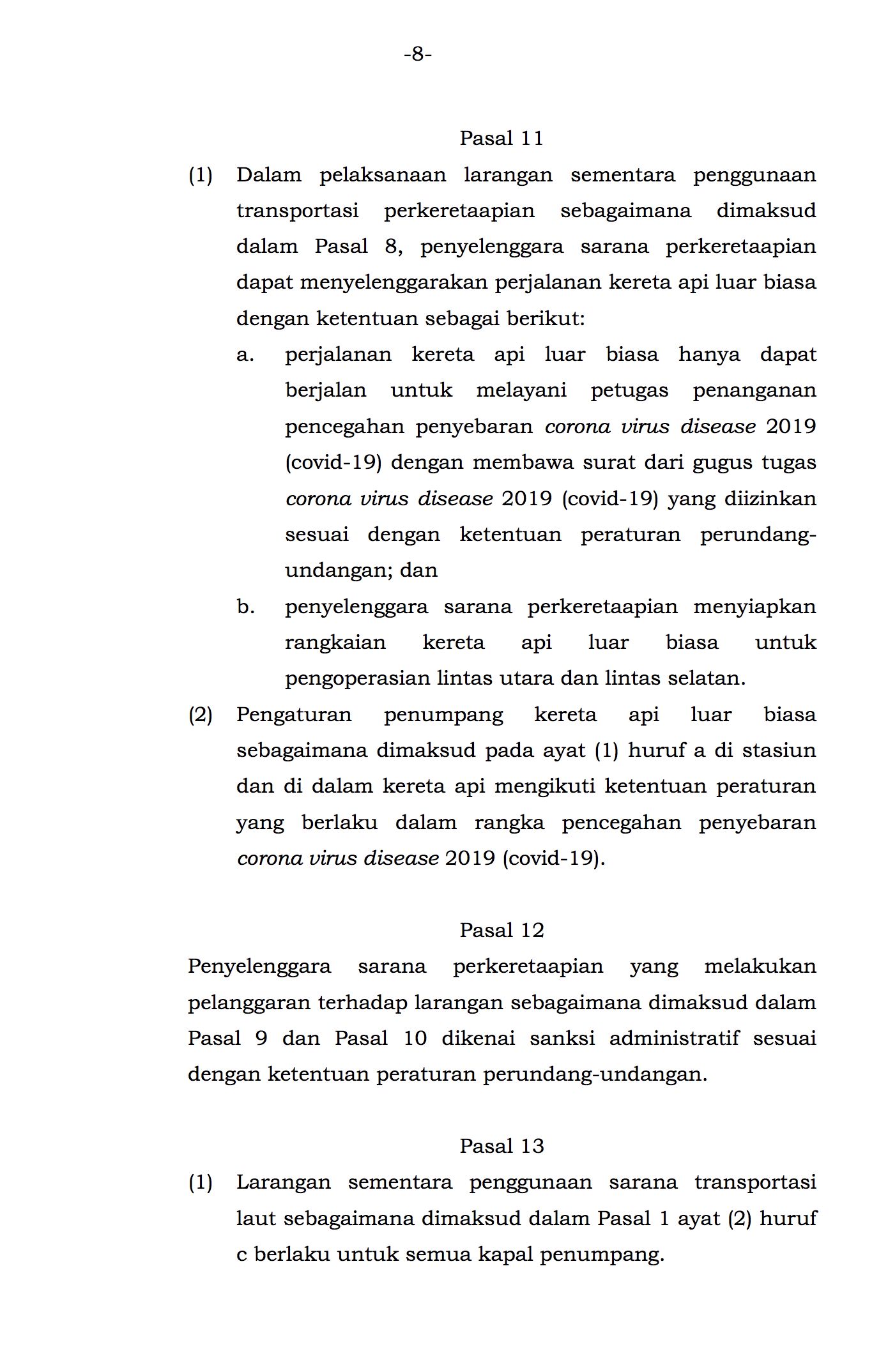 Simak! Ini Isi Lengkap Permenhub Larangan Mudik 2020