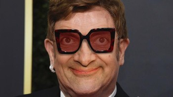 Elton John jadi Beanton John. Foto: Instagram @kingdom.of.bean