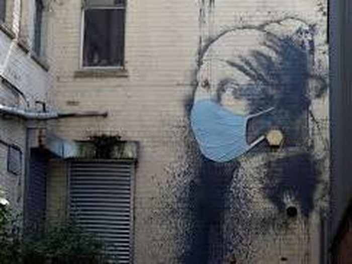 Mural Banksy di Tengah Pandemi Corona