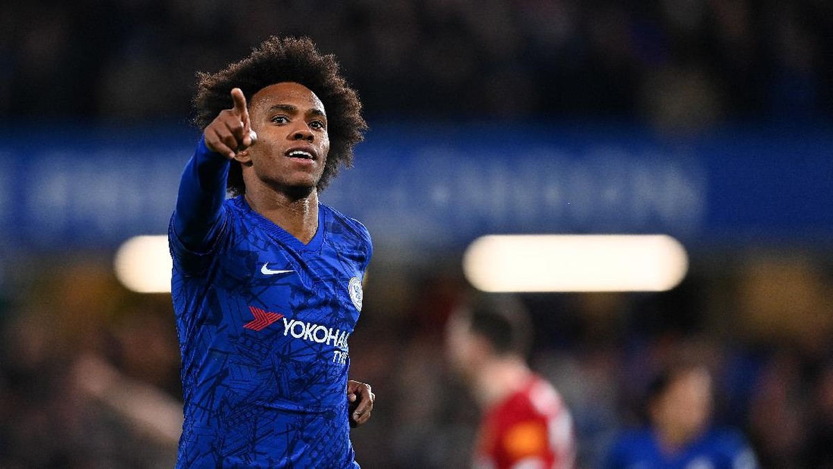 Motif Arsenal dekati Willian dipertanyakan. (Foto: Getty Images/Clive Mason)