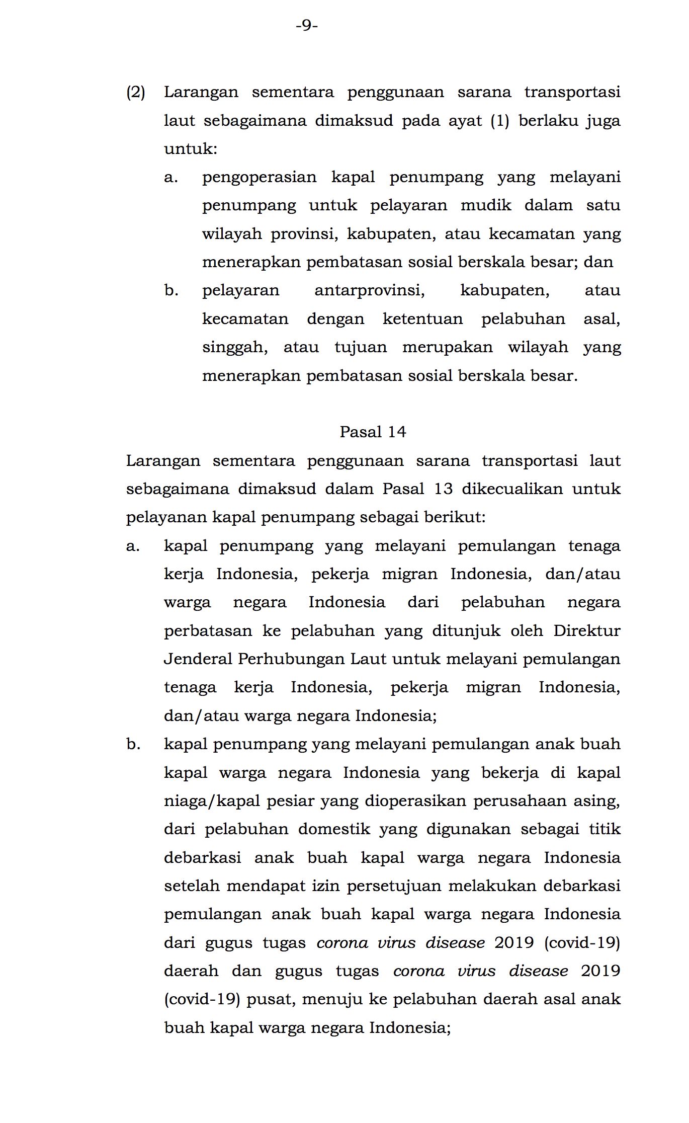 Simak! Ini Isi Lengkap Permenhub Larangan Mudik 2020