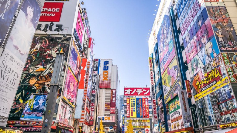 Akihabara Electric Town, Tokyo, Jepang Akihabara Electric Town, Tokyo, Jepang