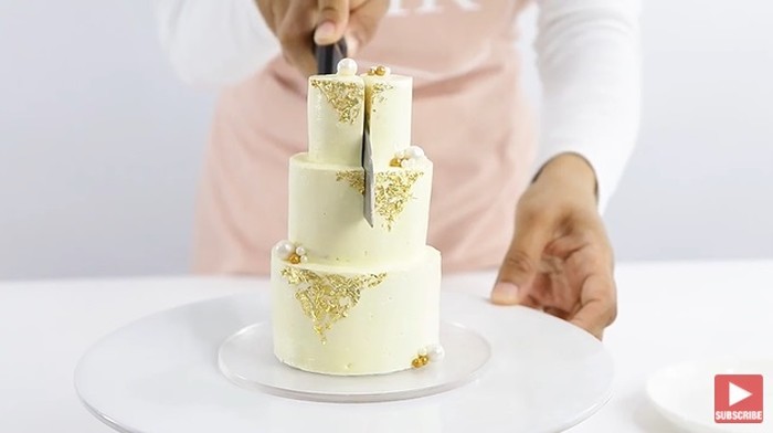 Baker buat wedding cake mini
