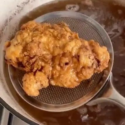 cuci ayam goreng