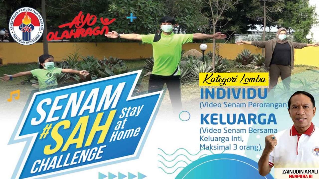 Senam #SahChallenge garapan Kemenpora