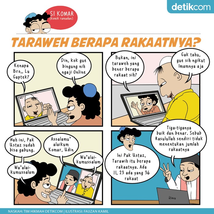 Komik Ramadhan, tarawih berapa rakaat Komik Ramadhan, tarawih berapa rakaat