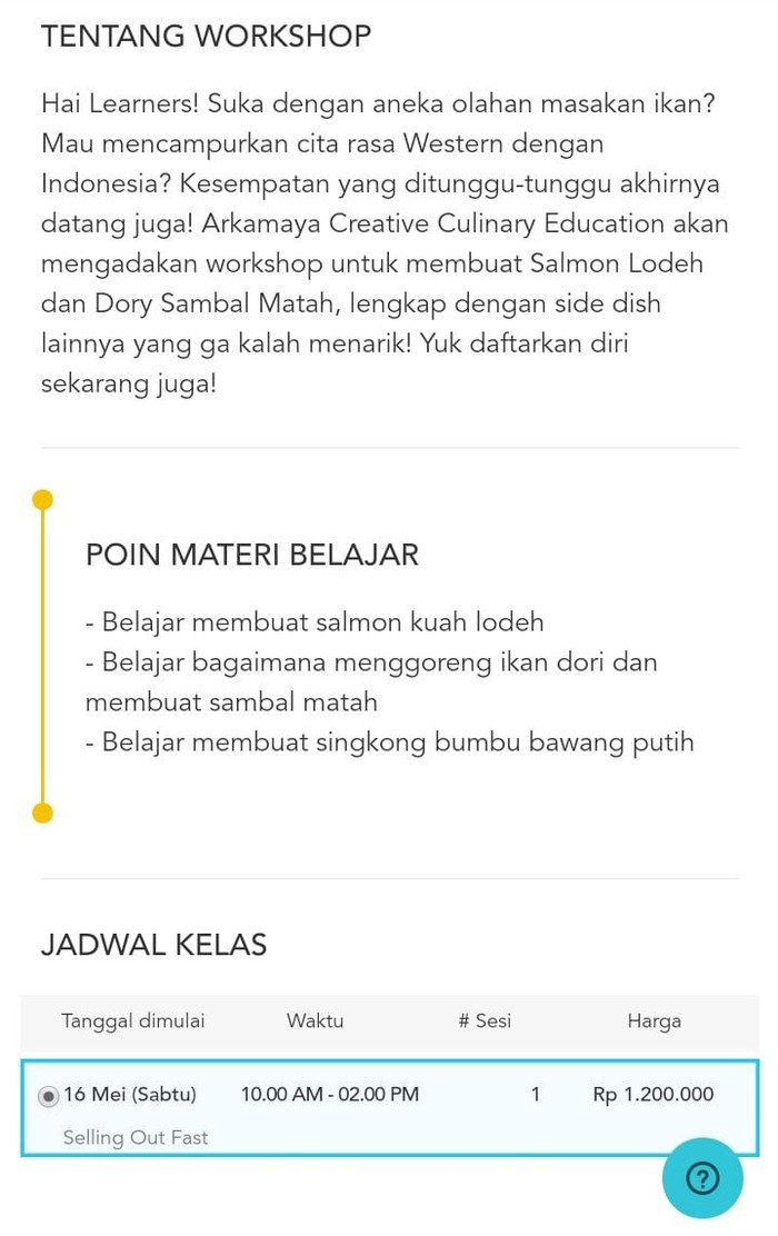 kursus kuliner kartu pra kerja