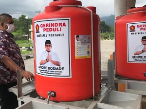 Andre Kirim Wastafel  Portabel untuk Rumah Sakit dan Laboratorium Unand