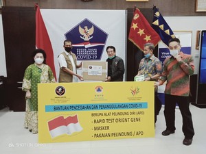 Bantu Tenaga Medis, Jokowi Center-Diaspora Indonesia Sumbang Masker-APD