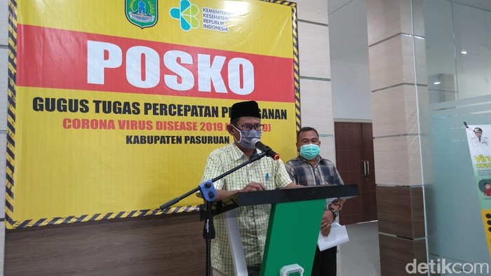 juru bicara Gugus Tugas Percepatan Penanganan COVID-19 Kabupaten Pasuruan, Anang Saiful Wijaya