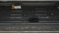 Direktorat Lalu Lintas Polda Metro Jaya mencatat telah memutarbalikkan 1.689 kendaraan angkutan penumpang.