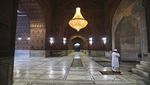 Potret Sunyi Sepi Masjid Terbesar di India Saat Ramadhan