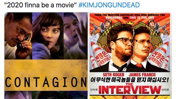 Tahun 2020 ini, sudah ada dua film yang dianggap seolah jadi kenyataan. Pertama soal pandemi virus dan kedua soal Korea Utara (Twitter)